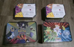 Pokemon TCG Collector's Chest Lunch Box Tins Lot Of 4 Sword & Shield SEALED - Image 2
