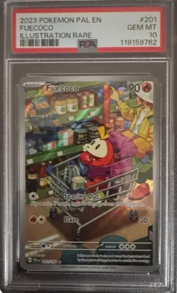 PSA 10 Fuecoco 201/193 Sv02: Paldea Evolved Illustration Rare Pokemon GEM MINT - Image 1