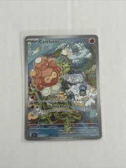 Castform Sunny Form 195/191 Surging Sparks Illustration Rare Pokemon TCG MINT - Image 1