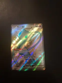 Mew EX 216/091 - Paldean Fates Shiny Ultra Rare Holo Pokemon TCG NM - Image 1