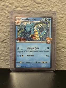 Misty's Gyarados 049/182 Destined Rivals Stamped Cosmo Foil - Pokemon TCG - NM - Image 1