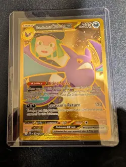 Pokemon Team Rocket’s Crobat ex 242/182 Ultra Rare Gold Destined Rivals - Image 1