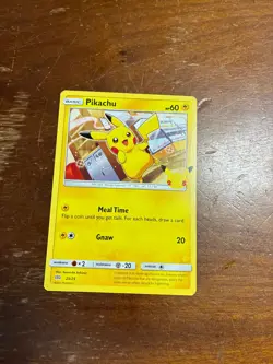 Pikachu 25/25 Mcdonald's 25th Anniversary, Sword & Shield (LP) Pokemon TCG - Image 1