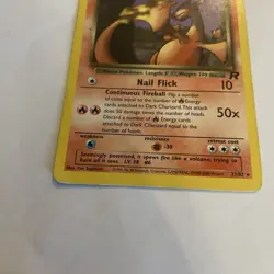 Pokemon 2000 Team Rocket Dark Charizard 21/82 Unlimited English MP - Image 3