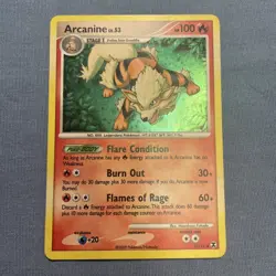 Pokemon Arcanine 1/111 Holo Rising Rivals (LP/MP) - Image 1