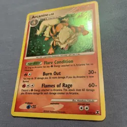 Pokemon Arcanine 1/111 Holo Rising Rivals (LP/MP) - Image 2