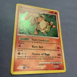 Pokemon Arcanine 1/111 Holo Rising Rivals (LP/MP) - Image 3