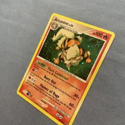 Pokemon Arcanine 1/111 Holo Rising Rivals (LP/MP) - Image 5