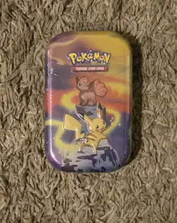 Pokemon TCG Kanto Power Vulpix & Pikachu Mini Tin New Sealed (L24) - Image 1