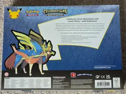 Pokemon TCG - Celebrations Zacian LV X Deluxe Pin Collection Box - Sealed - Image 2