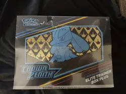 POKEMON TCG Crown Zenith Pokemon Center ETB SEALED damaged read description - Image 1