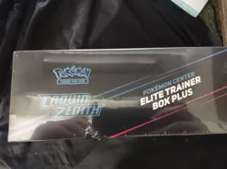 POKEMON TCG Crown Zenith Pokemon Center ETB SEALED damaged read description - Image 3