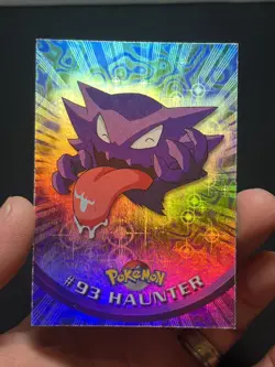 Topps Pokemon TV Animation Haunter #93 Rainbow Foil Series 2 - Image 2