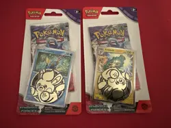 Pokemon TCG TEMPORAL FORCES CARVANHA & BELLIBOLT Checklane Sealed Blister Packs - Image 2