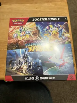 Pokemon TCG Scarlet & Violet Surging Sparks Booster Bundle 6 Pack - Image 1