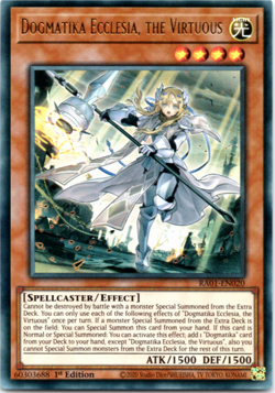 Dogmatika Eccesia, The Virtuous - Ra01-EN020 - Ultra Rare - 1st Edition Yugioh - Image 1