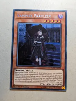 Vampire Fraulein - (DASA-EN003) - Secret Rare 1st Edition VLP - Image 1