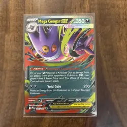 Pokemon TCG Mega Gengar EX 056/094 Me02: Phantasmal Flames Holo Card NM - Image 1