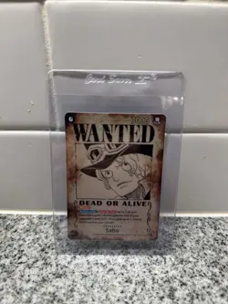 Sabo Wanted Poster Card SEC SP- OP13-120 - Carrying On His Will - English - Image 1