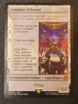 Summon: Bahamut Final Fantasy Regular Card - Image 1