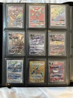 Pokemon Binder Of 200 Cards Vintage / Modern IR SIR FULL ART NM/LP+ English/JPN - Image 1