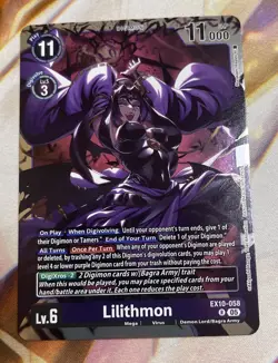 Digimon Card Game Lilithmon EX10-058 R Foil - Image 1