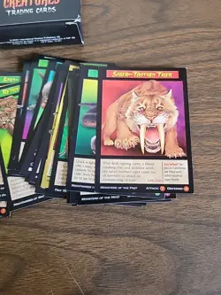 Weird n' Wild Creatures Lot Of 42 Trading Playing Game Cards - Image 3