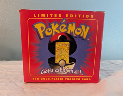 Pokemon Poliwhirl 23K Gold Plated Card Burger King 1999 Factory Seald - Image 4
