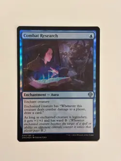 Combat Research Dominaria United Foil Magic the Gathering MTG - Image 1