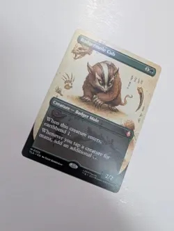 MTG - Badgermole Cub (Borderless) - Avatar: The Last Airbender LP/NM Condition - Image 2