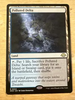 MTG - Polluted Delta - Regular Non-foil - Modern Horizons 3 - Image 1