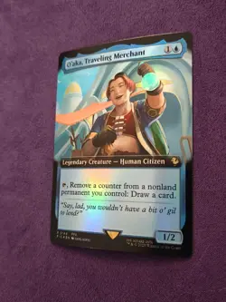 O'aka, Traveling Merchant Extended Art - FIC 0144 NM - MTG Magic FOIL - Image 2