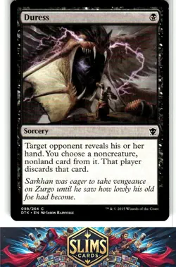 Magic the Gathering MTG Dragons of Tarkir Duress #98 Buy 2 Get 1 - Image 1