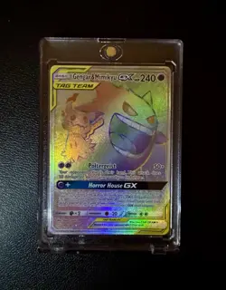 Gengar & Mimikyu GX (Secret) SM Team Up 186/181 Nm Pokemon TCG - Image 3