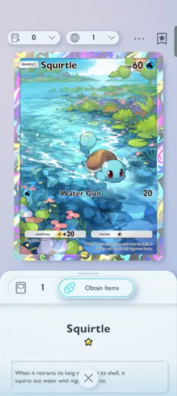 Squirtle - Genetic Apex - Pokemon TCG Pocket - (Digital) - Image 1