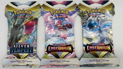 3CT Pokemon Sword & Shield Booster Packs ~ Lost Origin & Silver Tempest ~ SEALED - Image 1