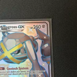 2019 Pokemon TCG Hidden Fates Metagross GX 157a/145 - Shiny Full Art Secret Rare - Image 3