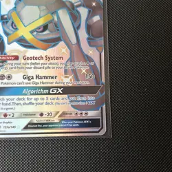 2019 Pokemon TCG Hidden Fates Metagross GX 157a/145 - Shiny Full Art Secret Rare - Image 5