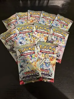 Pokemon TCG Prismatic Evolutions Booster Packs X11 New/Sealed - Image 1