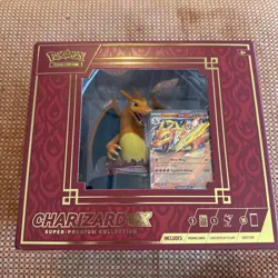 NEW Pokemon TCG Charizard ex Super Premium Collection Box - Image 1