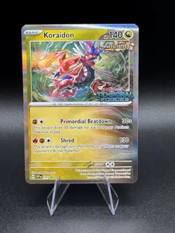 Koraidon Pokemon TCG Svp 091 Black Star Promos Stamped Holo Near Mint - Image 1