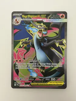 Pokemon TCG - Mega Charizard X ex 109/094 - Ultra Rare Phantasmal Flames - Image 1