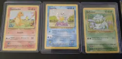 Charmander Squirtle Bulbasaur 001/034 CLC Classic Collection Kanto Pokemon NM - Image 1