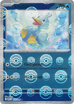 Ducklett 025/086 Black Bolt White Flare Pokemon TCG Poke Ball - Image 1