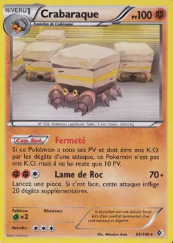 Crabaraque Holo - NB07:Frontieres Franchies - 85/149 - Carte Pokemon Francaise - Image 1