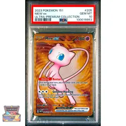 Mew ex 205 Metal Card Pokemon Scarlet & Violet 151 UPC PSA 10 GEM MINT - Image 1