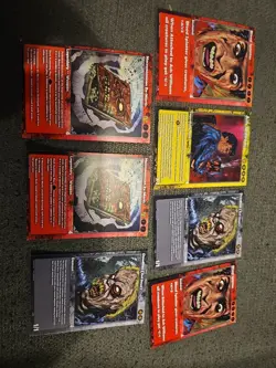 Scarefest TCG Trading Card Game The Evil Dead 7 Card Lot - Image 1