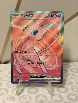Pokemon TCG Scarlet & Violet 151 Set: Mew ex 193/165 Excellent Card - NM/M - Image 1