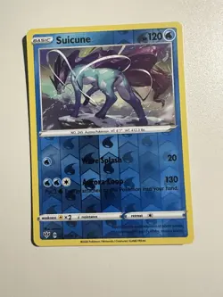 Suicune 037/189 LP/NM Reverse Holo Rare Darkness Ablaze Pokemon Card 37/189 snow - Image 1