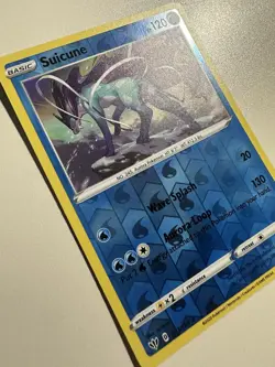 Suicune 037/189 LP/NM Reverse Holo Rare Darkness Ablaze Pokemon Card 37/189 snow - Image 3